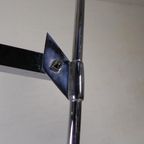 Staande Verchroomde Lamp In Art Deco Stijl, Jules Dewaele Bruxelles, Jaren 50 thumbnail 23