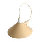 Vintage Retro Industrieel Hanglamp Met Schakelknop Boven Kap, Jaren '60/'70 thumbnail 4