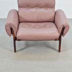 Vintage Coja Bank & Fauteuil Zweden '70 Leer Palissander thumbnail 9