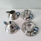 Alessi 2 Persoons Koffieservies Ontworpen Door Michael Graves, 80's 1 thumbnail 16