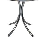 Bel Air - Dining Table - Round (88Cm Diameter) - Chrome Frame - Vintage Americana thumbnail 4