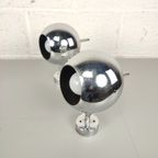 Duo Vintage Chroom Eyeball Wandlampen thumbnail 7
