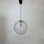 Large Limburg Glashütte Hanging Lamp Globe 1970S Germany thumbnail 6