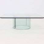Italian Modern Glass Coffee Table By Gallotti & Radice 1970S thumbnail 3