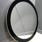Round Mirror With Black Decoration 1960S thumbnail 4