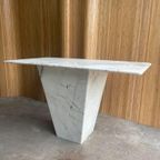 Vintage Carrara Marmeren Sidetable thumbnail 9