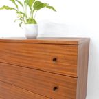 Retro Vintage Ladekast Kast Dressoir Tv Meubel Jaren 60 Teak thumbnail 5