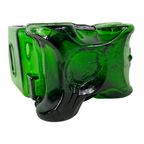 Empoli - Italy, 1960’S - Green Glass - Comical Car Decorative Bottle With Man In Hat As Top thumbnail 6