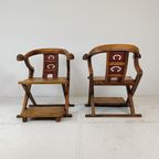 Zeldzame Aziatische Troonstoelen thumbnail 8