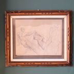 Academische Tekening Van Een Naakte Man – A.H., 1819 thumbnail 6