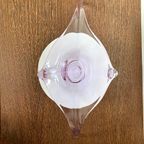 Murano Schaal - Organisch Glas - Lila thumbnail 4