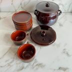 12 Vintage Schoteltje Van Potterie De Driehoek, Huizen Holland thumbnail 11