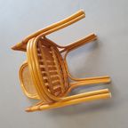 4 X Rattan /Webbing Dining Chairs 80S In Beautiful Condition thumbnail 4