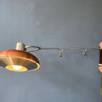 Lakro Swing-Arm Wandlamp - Space Age Wandlamp - Ufo Lichtpunt thumbnail 3