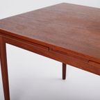 Teak Dining Table With Dutch Pulls, Denmark 1970’s thumbnail 9