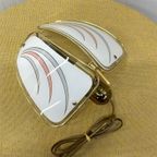 Hollywood Regency Wandlampje Vintage Brass thumbnail 2