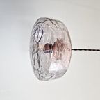 Suspensie In Licht Gerookt Gebarsten Glas, 1970 thumbnail 11