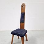 Eiken Stoeltje Brutalist Arts And Crafts thumbnail 3