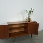 Teak Fineer Dressoir Met Ronde Knop En Lades thumbnail 7