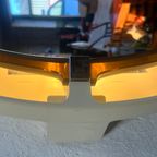 Vintage Ovale Spiegel Met Verlichting, Allibert, 1970's thumbnail 6