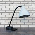 Antieke Bureaulamp Emaille Kap thumbnail 5