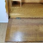 Brocante, Vintage Secretaire, Ladekast, Landelijk Bureau 808 thumbnail 11