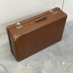 Brocante Bruine Koffer Antieke Suitcase thumbnail 4