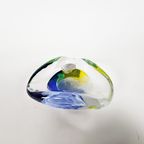 Glas Galarie - Helder Glas - Blauw - Geel - Studio Glas - 80'S thumbnail 8