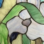 Glas In Lood Art Nouveau Bloemen In Park thumbnail 2