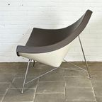 Iconische Vitra Coconut Chair – Modernistisch Design In Grijs Leer thumbnail 8