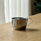 Set Of 6 Vintage Stainless Steel Italian Espresso Cups thumbnail 3