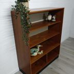 Vintage Midcentury Boekenkast | Wandkast | Retro thumbnail 9