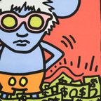 Offset Litho Naar Keith Haring Andy Mouse Iii 19/150 Pop Art thumbnail 7