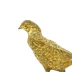 Art Deco Beeld Fazant Sculptuur Verguld Brons Marmer Jaren 20 thumbnail 5