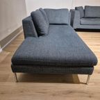Alberta Collins Hoekbank - Chaise Longue - Stof - Blauw thumbnail 3