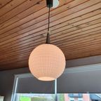 Vintage Glazen Bol Lamp thumbnail 3
