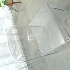 Design Plexiglas Stapelbare Stoelen Trono By Sottsass Associati 2005 Segis Italy thumbnail 7