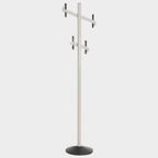 Lande Kapstok, Lichtgrijs, 195 Cm Hoog, 4 Haken thumbnail 2