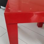 Vintage Kunststof Tafeltje Rood thumbnail 9