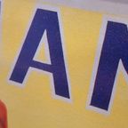 Authentiek Reclame Karton, Herdrukt Door Banania 80'r Jaren. thumbnail 8