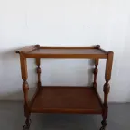 Vintage Houten Serveerwagen/trolley thumbnail 3