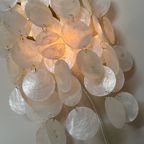 Capiz Schelpen Wandlamp Lamp Goud Frame Opaline Schelpen thumbnail 12