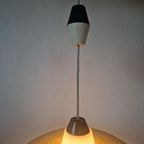 Vintage Fiberglas Bakeliet Lamp Van Louis Kalff Voor Philips thumbnail 13