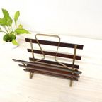 Vintage Lectuurbak Jaren 60 Palissanderhout Mid Century thumbnail 3