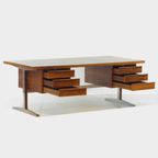 Xl Vintage Mid Century Directiebureau In Palissander, 1960s thumbnail 4