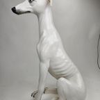 Grote Keramieken Vintage Windhond 80 Cm thumbnail 9
