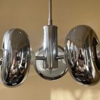 Lamp Jaren 70 Space Age Spoetnik Verchroomd Frans thumbnail 13