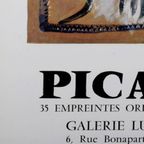 Originele Poster Picasso 1970 | Galerie Lucie Weill thumbnail 5