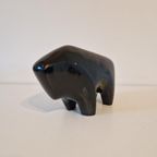 Stier Beeld Zeldzaam Vintage Beeld thumbnail 6