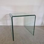Fiam Of Framati Gebogen Glas Italiaans Design Side Table thumbnail 4